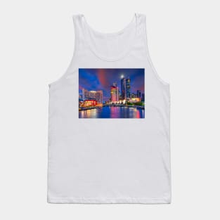 Melbourne Southbank twilight Tank Top